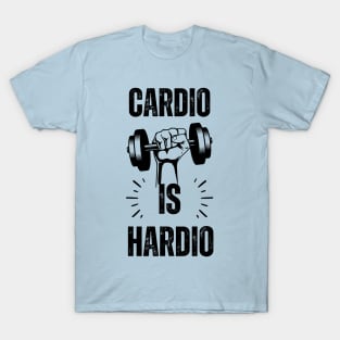 cardio is hardio- vintage workout T-Shirt